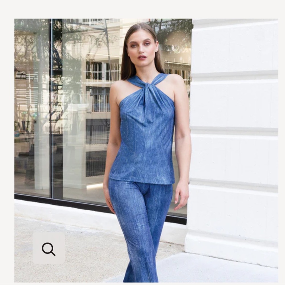 Clara Sun Woo Grecian halter top NWT